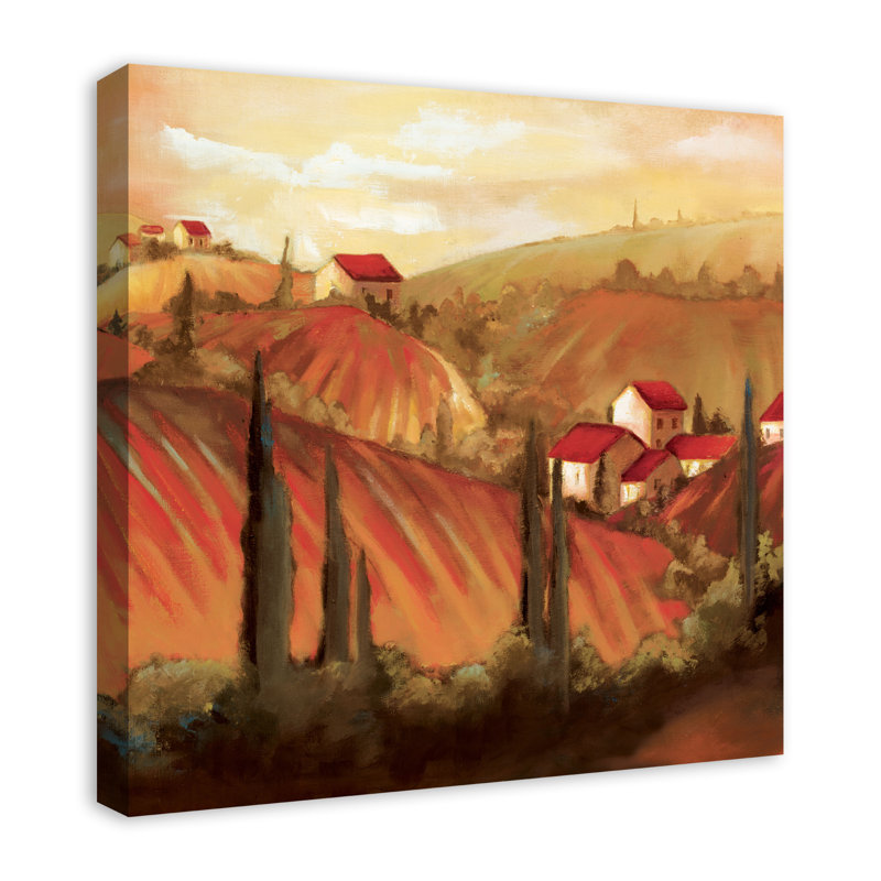 Tuscan Valley - peinture sur toile tendue