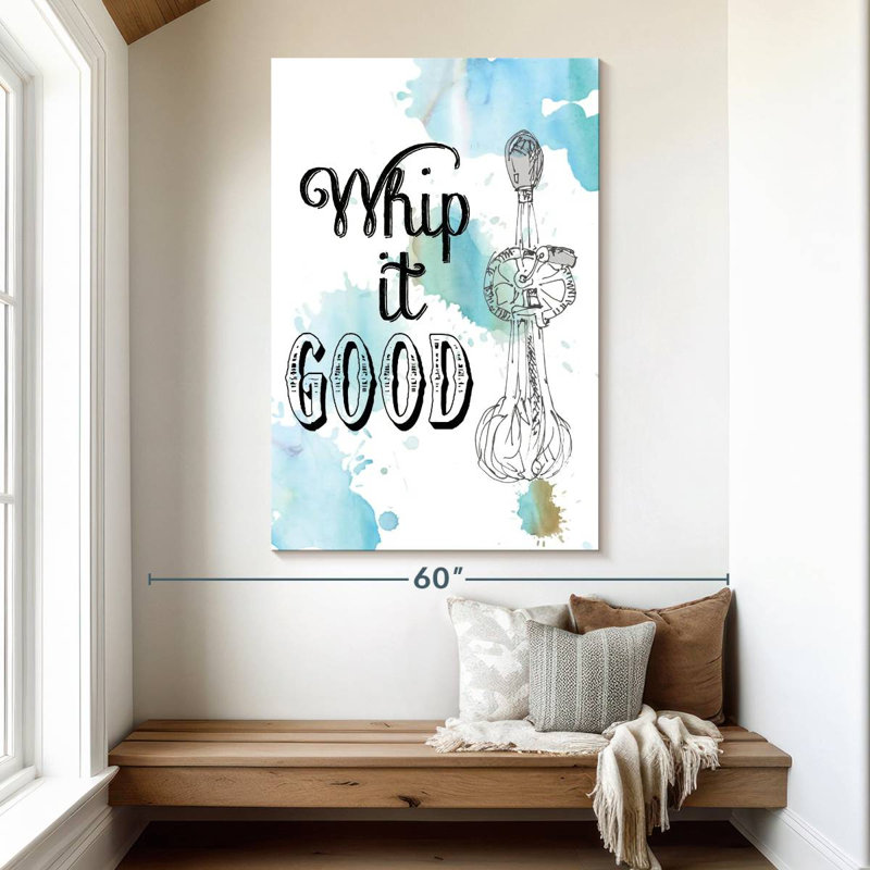 Tergel Whip It Good, 51" H x 34" W