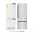 ZLINE Autograph Edition 30 in. 16.1 cu. ft. Built-In Bottom Freezer Refrigerator with Water Dispenser and Ice Maker-88090330-88863967