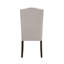 Gerardo Beige Linen & Weathered Espresso Dining Chair (Set Of 2)