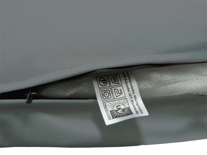 Premium Garden Bench Cushion, Grey