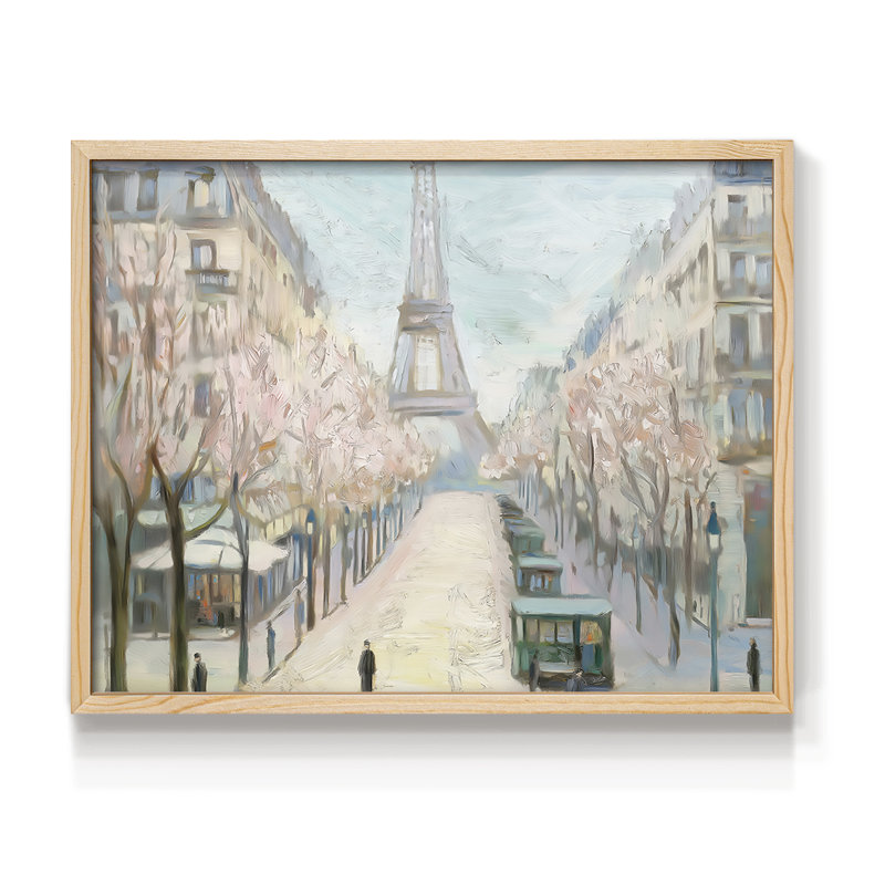 Landscape Series-XLIX -Framed Print - Restickable, H 11 po x l 14 po, Naturel