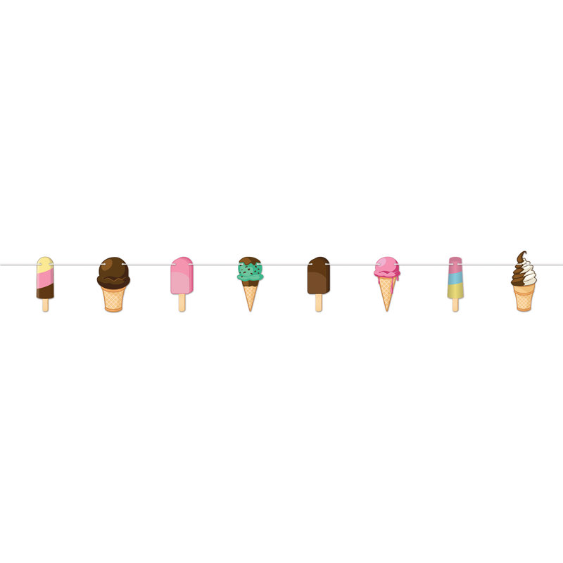 Serpent à crème glacée, 7 po x 4 pi 6 po, paquet de 12