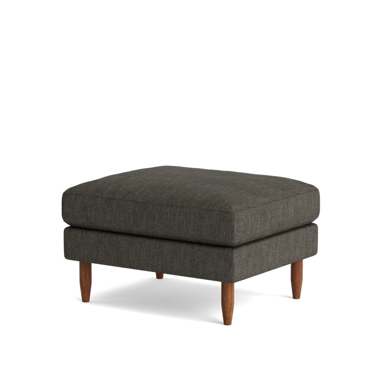 Skinny Fat Ottoman, Performance Weave - Onyx