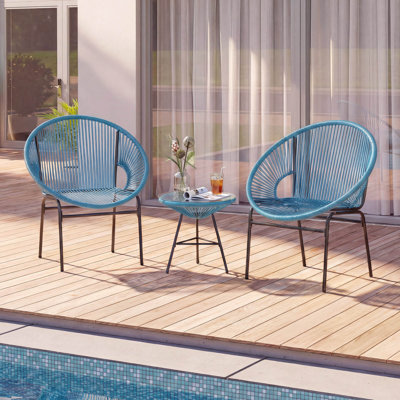 Ensemble de 3 chaises d'extérieur Bayou Breeze
