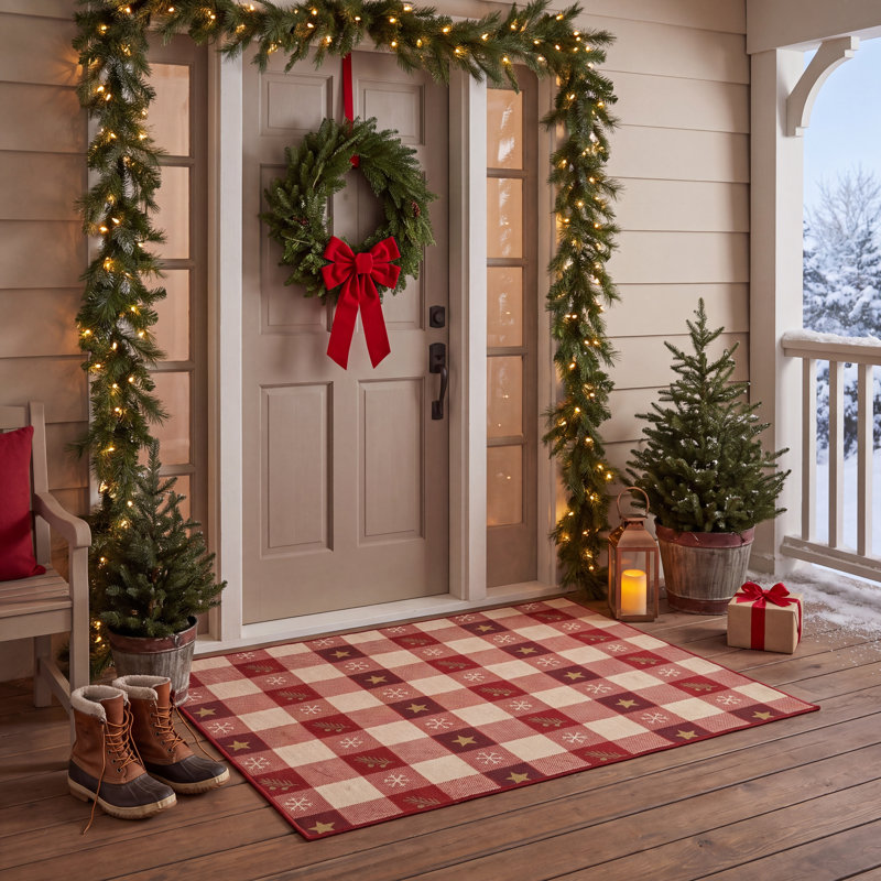 Tapis Pamukova Christmas, Rectangle 6 pi 7 po x 14 pi 9 po
