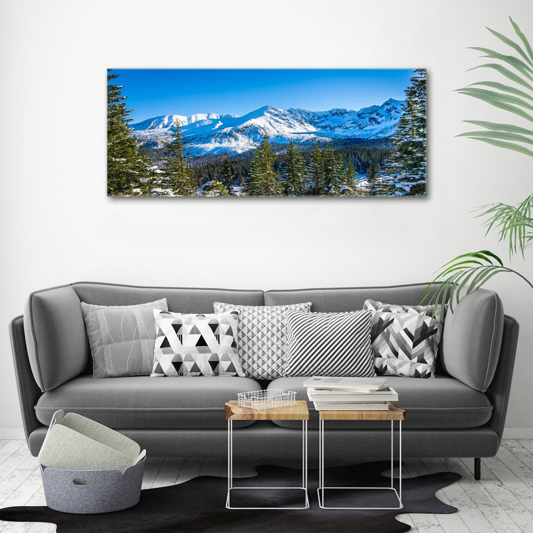 Panorama of the Tatra Mountains - Unframed Photograph on Canvas
