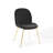 Scoop Gold Stainless Steel Leg Performance Velvet Dining Chair-811808736