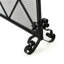 Pare-étincelles en fer - panneau simple, diamant classique élégant, 41,5 po x 8,9 po 32,1 po, fer noir, panneau avec finition minimaliste moderne