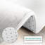 Ultra-soft, absorbent viscoelastic foam mat with non-slip backing-273691255