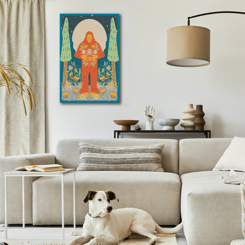 «Legendary Giant» par Rachel Hallquist, art mural en verre acrylique, H 36 po x l 24 po x P 0,2 po