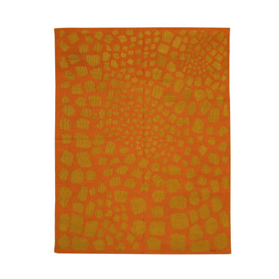 Brading Handcrafted Rust Flatweave Wool Area Rug