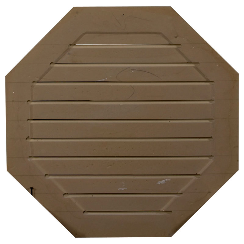 Octagon Functional Louvre 22"H x 22"W x 1 1/8"D Gable Vent