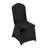 Premium Stretch Spandex Folding Chair Covers - Universal Black Slipcovers for Weddings, Banquets & Parties (50 Pack)