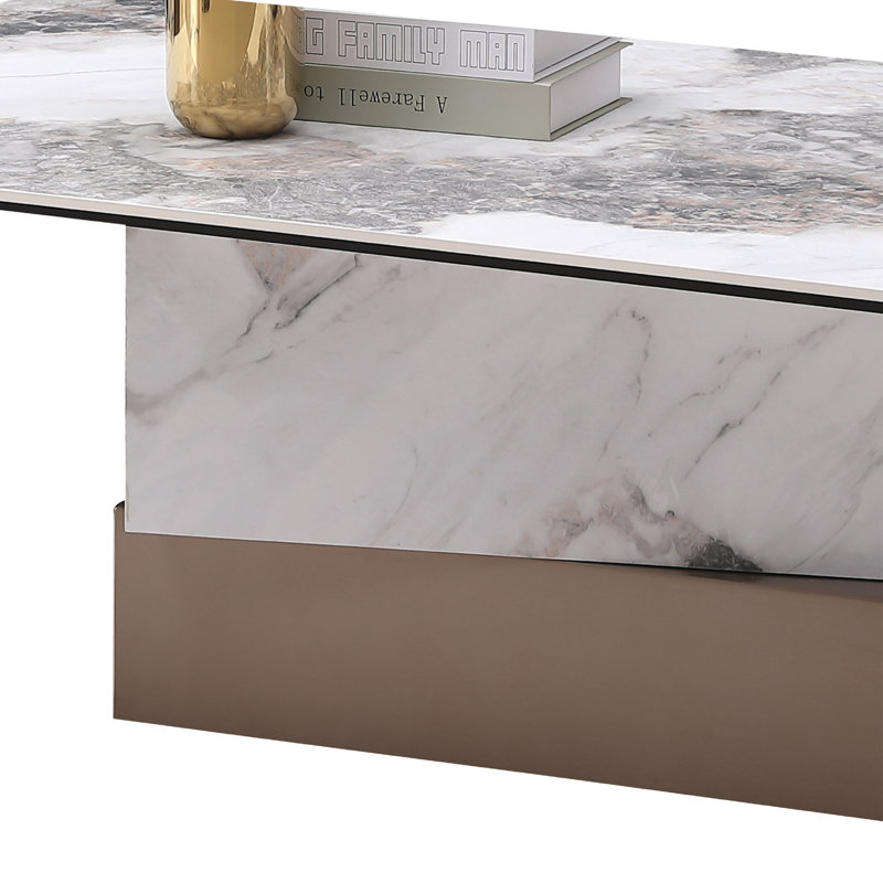 Kinlen Marble Top Single Coffee Table