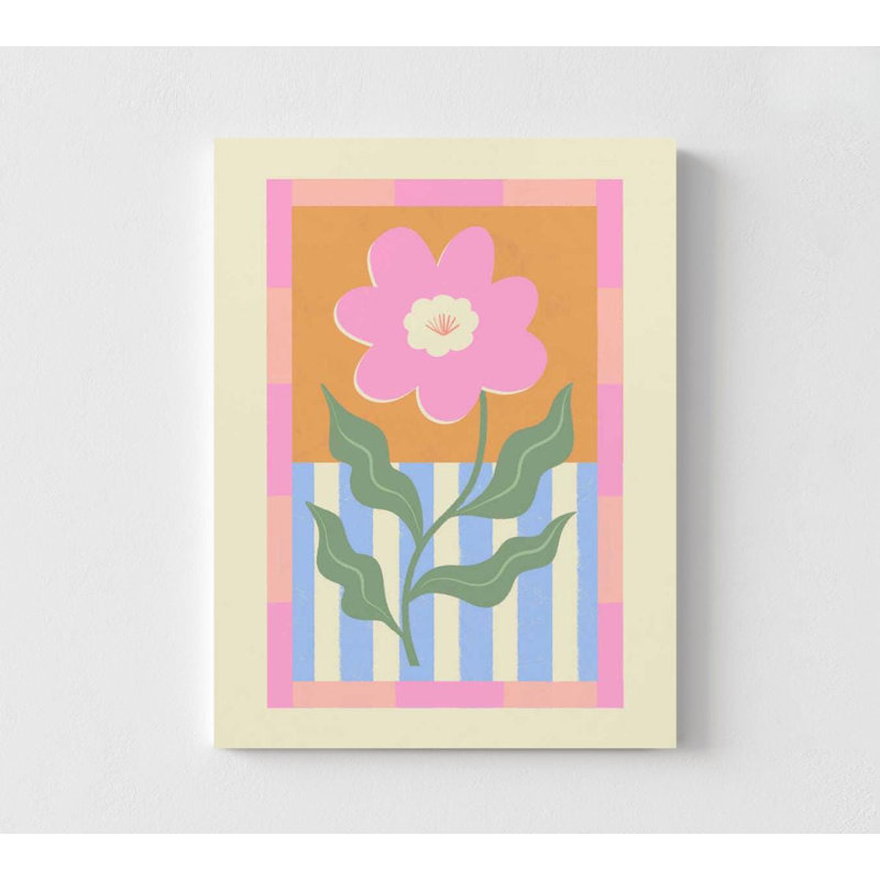 «Bold Blossom», reproduction d'art floral moderne, H 40 po x l 30 po, Ne s’applique pas, Impression sans cadre