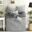 Ensembles de literie en microfibre douce pour grand lit, style métallique moderne pour la maison