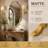 26" x 46" Gold Oval Bathroom Vanity Mirror, Aluminum Frame, 4mm HD Shatterproof Glass, Wall Mounted Vertical & Horizontal-925263779-925263780