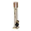 Modern Ember Levi 5 Piece Fireplace Tool Set in Wood Handles-1463272655