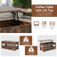 Table basse extensible à 4 pieds avec rangement Khaleesi
