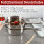 Classic Cuisine 1.5 qt. Stainless Steel Double Boiler with Lid