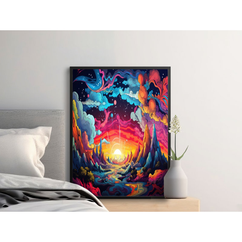 1 Piece Floater Frame Wall Art, 9x11