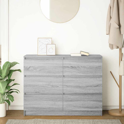 Sideboard 100X35x76 Cm Engineered Wood