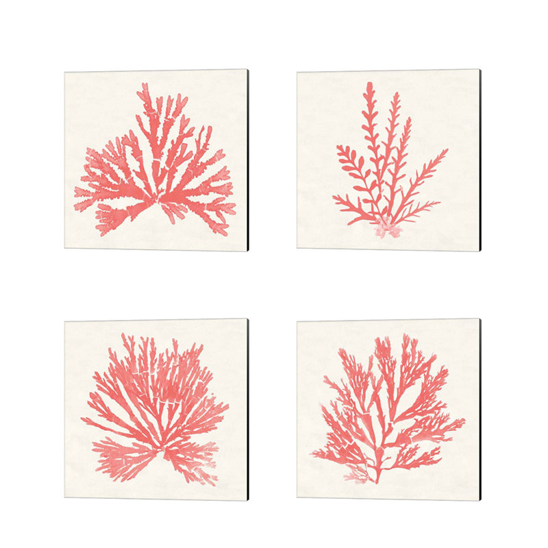 «Pacific Sea Mosses» par Wild Apple, impression sur toile (ensemble de 4)