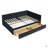 Full Size Velvet Upholstered Tufted  Bed Frame, Sofa Bed Frame With Comfortable Backrest And Armrests, Full Size Bed