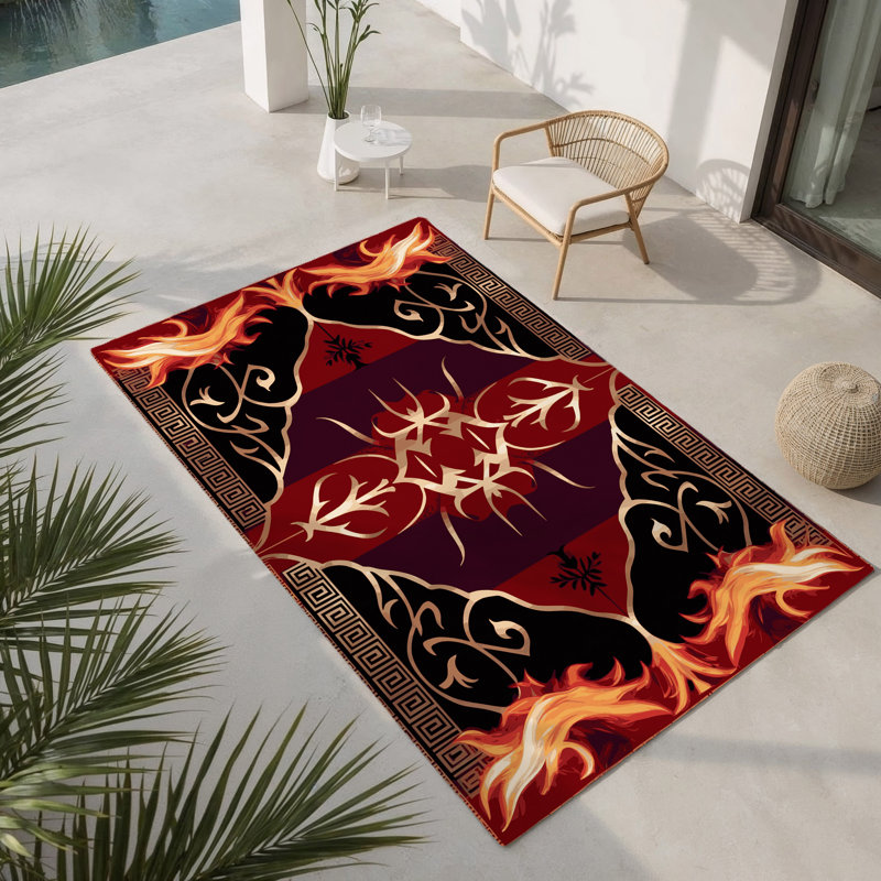 Tapis intérieur et extérieur Radiant Lyric, Rectangulaire 3 pi x 5 pi