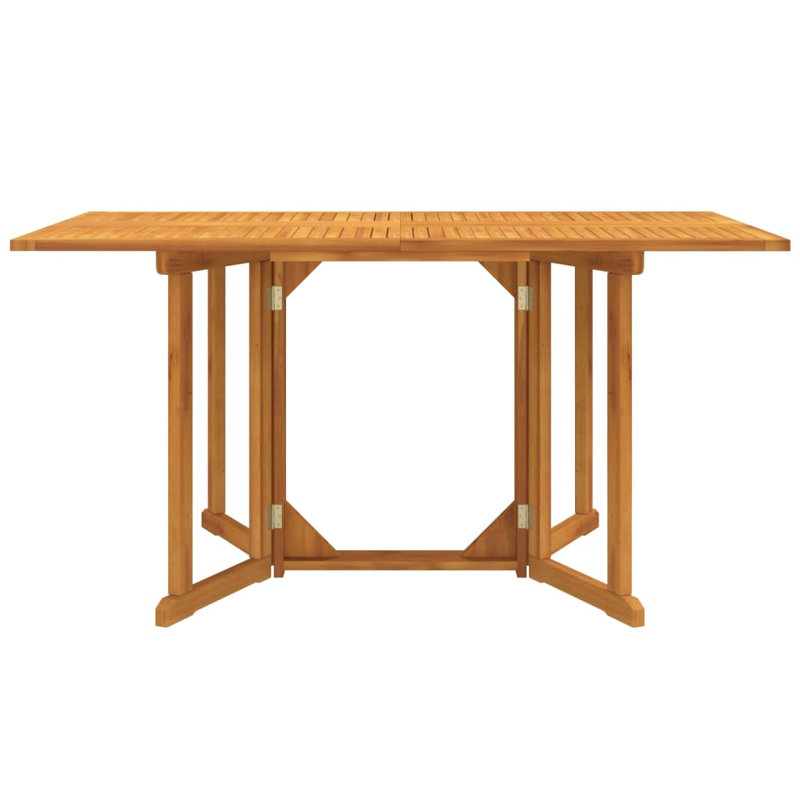 Haytug Oval Teak Folding Outdoor Dining Table , cm W cm D, 75 x 90 x 150 cm