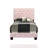 Charming Pink Twin Bed