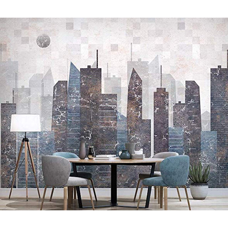 Papier peint Yuritza Cityscape City, L 114 po x l 204 po