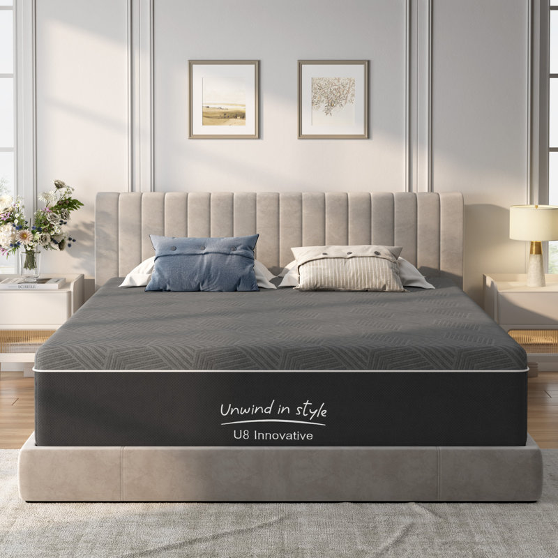 Matelas en mousse viscoélastique gélifiée moyenne 10 "/ 12" / 14 "Baltique, Très grand lit, 14"
