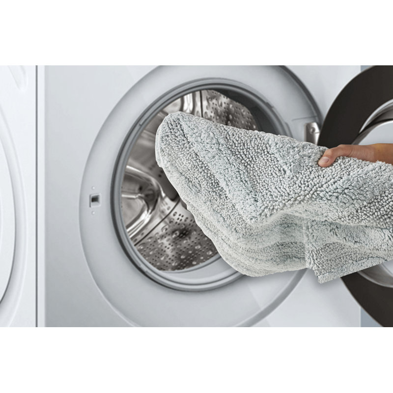 Ensemble de tapis de bain 4 pièces, Bleu, 4 pièces (17 po x 24 po | 20 po x 20 po | 21 po x
