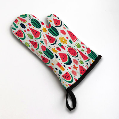Sweet Summer Melon Oven Mitt Cotton Twill