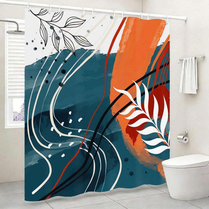 Multicolore rideau de douche 72 "x 72"