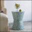 Tabouret de jardin Capiz Inlay Tapered