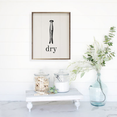 Dry With Icon White