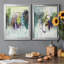 Déplacement sur I - ensemble de 2 peintures sur toile encadrées-808836763-808836761