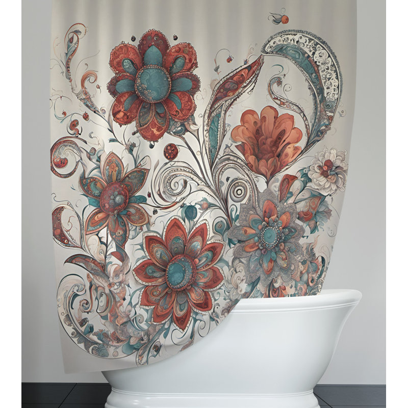 Rideau de douche Arelis, L 70 po x L 72 po