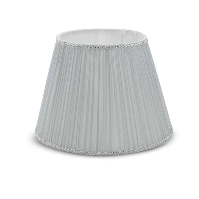 26cm H Polyester Novelty Lamp Shade ( Screw On ), Silver