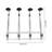 4-Bottle Wall Mounted Liquor Beverage Dispenser
