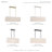Ashauna 4-Light Dimmable Rectangular Chandelier-254227239