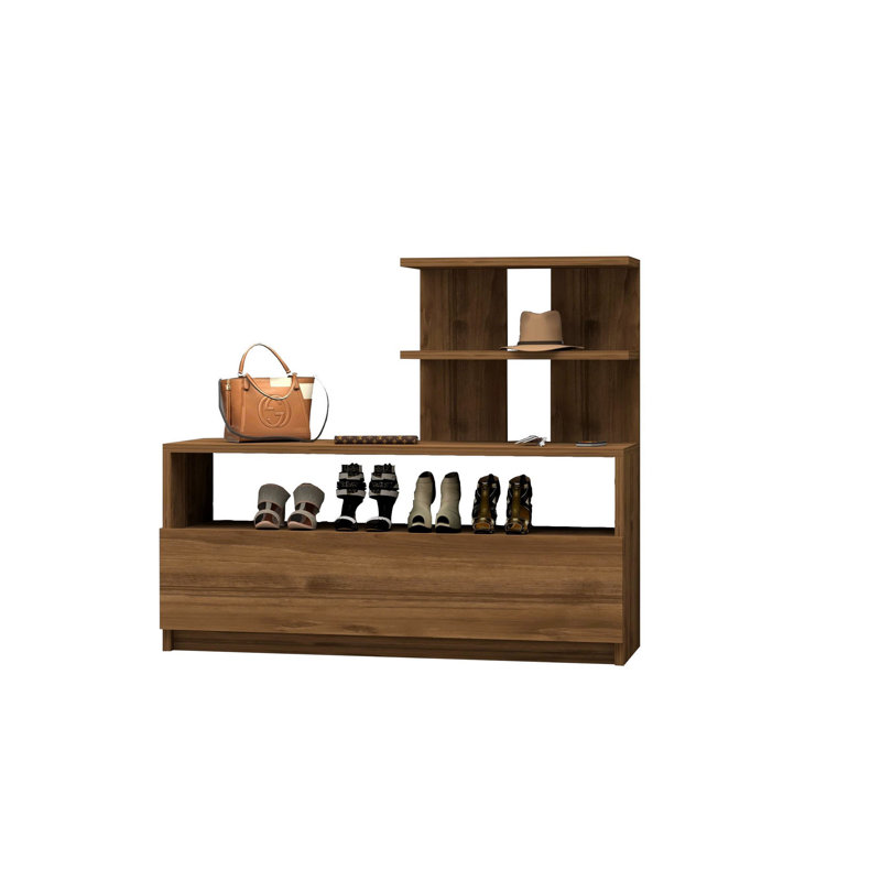 20 Pair Shoe Rack, Brown
