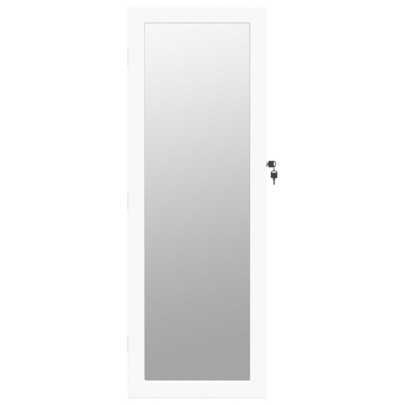Mylesha Jewelry Armoire, White, 106cm H x 37.5cm W