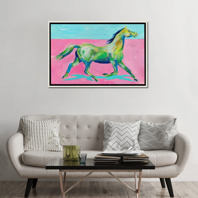«Electric Prairie I», reproduction d'art sur toile encadrée