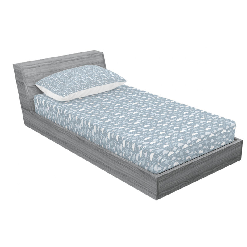 Microfiber Sheet Set, Twin Sheet Set with Fitted Sheet