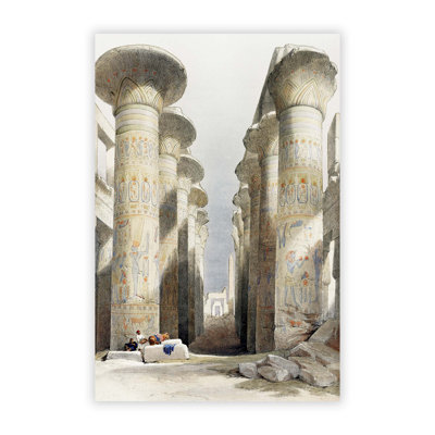 Ehyptian Temple by David Roberts - No Frame Painting