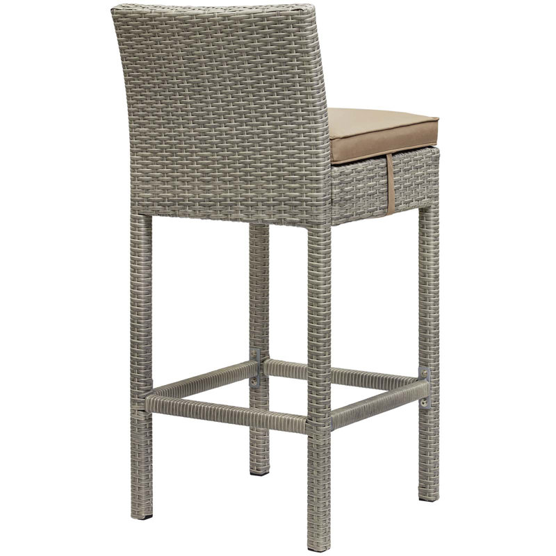 Tabouret de bar Havenside Home Bocabec, Moka, Brun
